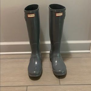 Grey Hunter rain boots